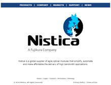 Tablet Screenshot of nistica.com